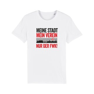 T-Shirt  Meine Stadt - mein Verein wei