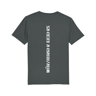 T-Shirt  Rckenprint anthrazit