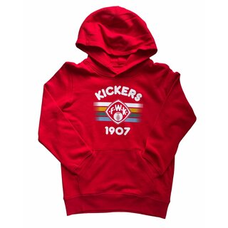 Hoodie Kickers Streifen rot 98/104