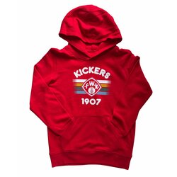 Hoodie Kickers Streifen rot 122/128