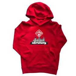 Hoodie Festung rot 110/116