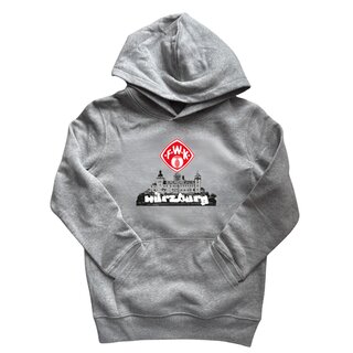 Hoodie Festung grau
