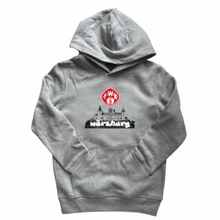 Hoodie Festung grau 98/104