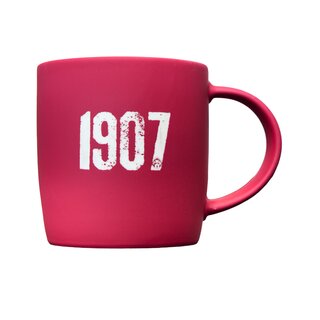 Tasse rot mit 1907  Lasergravur