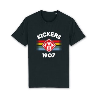 T-Shirt Streifen schwarz