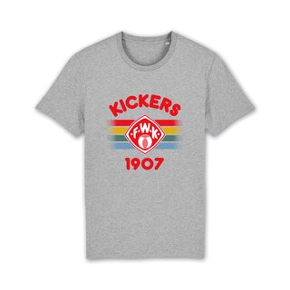 T-Shirt Streifen grau 98/104