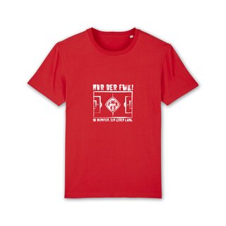 T-Shirt Spielfeld rot
