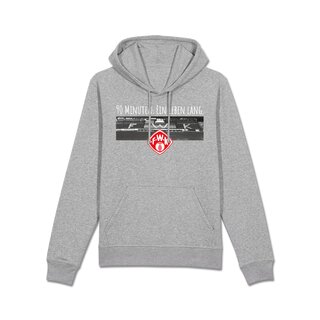 Hoodie Haupttribüne grau