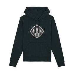 Hoodie schwarz Logo schwarz XL