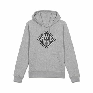 Hoodie M�rz-Special grau Logo schwarz XS