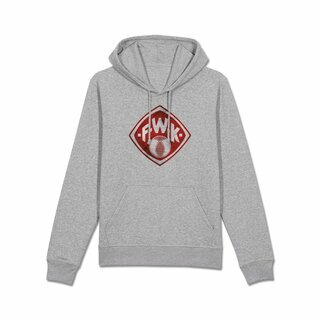 Hoodie M�rz-Special grau Logo rot XS
