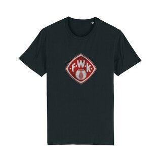 Shirt schwarz Logo rot L