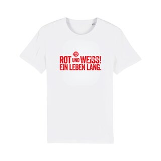 Shirt weiß Rot und Weiß XL