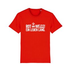 T-Shirt rot Rot und wei� 158/164
