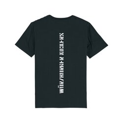 T-Shirt  Rckenprint schwarz L