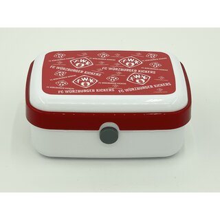 Lunchbox weiß/rot