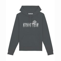 Hoodie Kickers/Logo anthrazit 