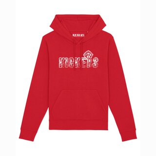 Hoodie Kickers/Logo rot S