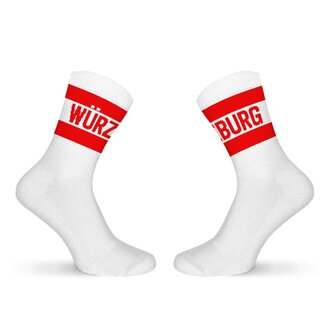 Socken Wrzburg rot