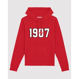 Hoodie 1907 rot 4XL