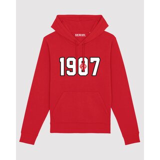 Hoodie 1907 rot L