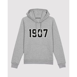 Hoodie 1907 grau XS (164)