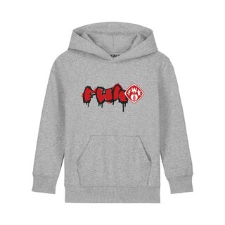 Hoodie Graffiti grau 122/128