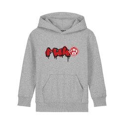 Hoodie Graffiti grau 122/128