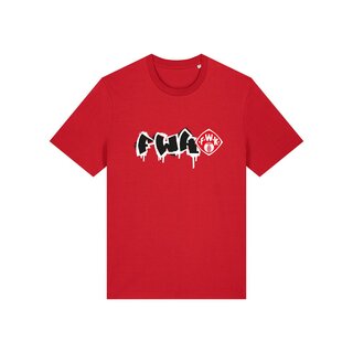 T-Shirt Graffiti rot 122/128