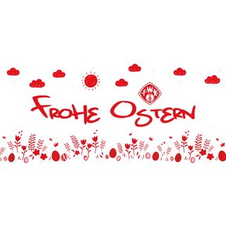 Tasse Osterwiese wei