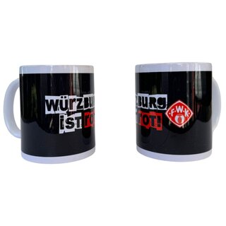 Tasse Wrzburg ist rot