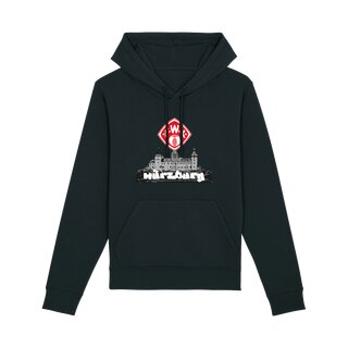 Hoodie schwarz Festung S