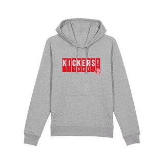 Hoodie grau Balken