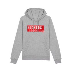 Hoodie grau Balken