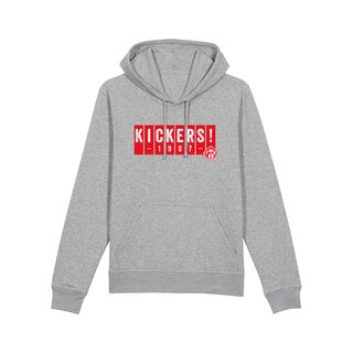 Hoodie grau Balken 5XL