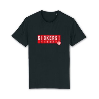 T-Shirt Balken schwarz S