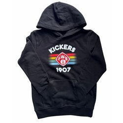 Hoodie Kickers Streifen schwarz 110/116